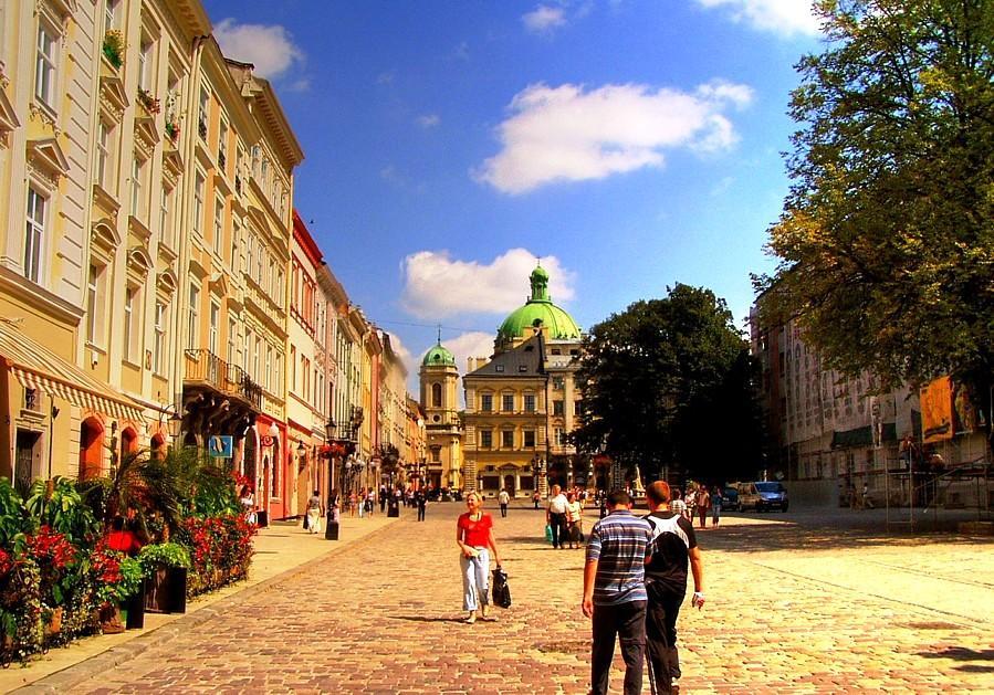 Romantic Apartment On Rynok Square With Air-Conditioning 利沃夫 外观 照片